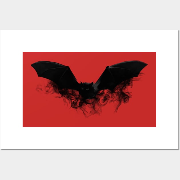 Bat Wall Art by AHTESSAM